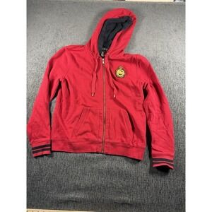 Ralph Lauren LRL Women's Medium Hoodie Full Zip Red Sweatshirt Yacht Club Crest